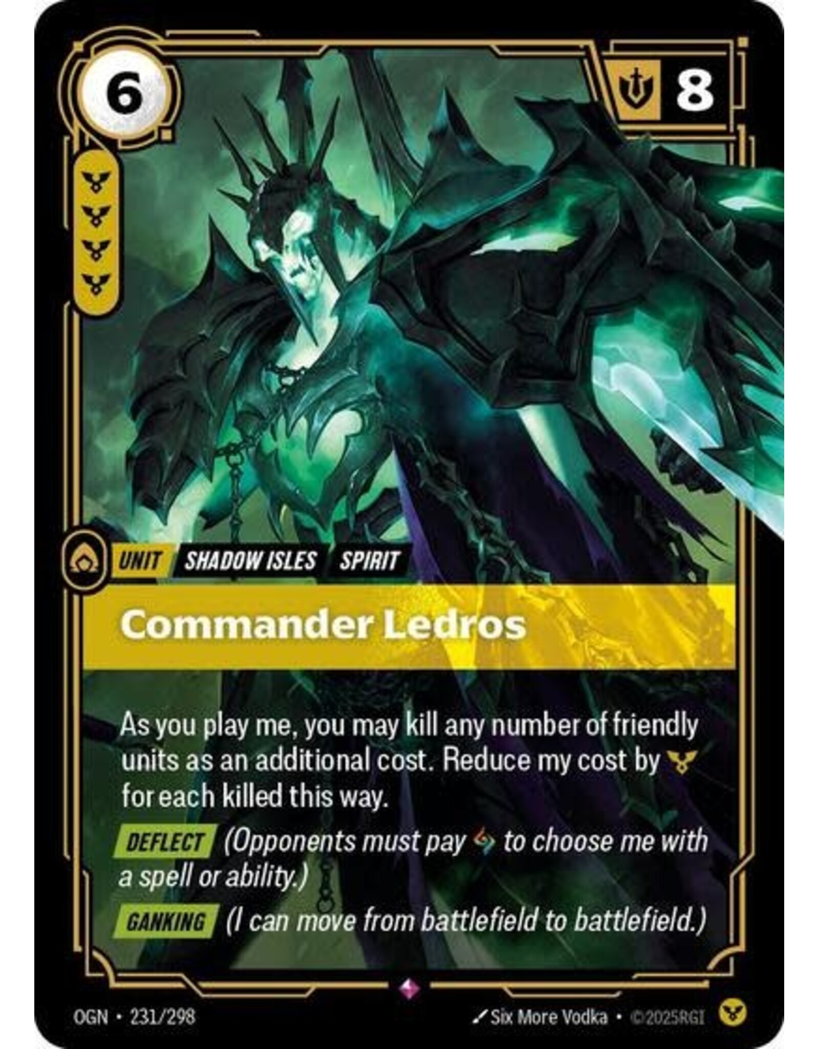 Commander Ledros - 231/298 (Foil, Rare)