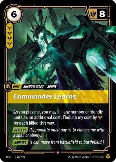 Commander Ledros - 231/298 (Foil, Rare)