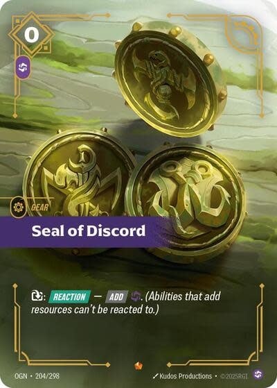 Seal of Discord - 204/298 (Foil, Epic)
