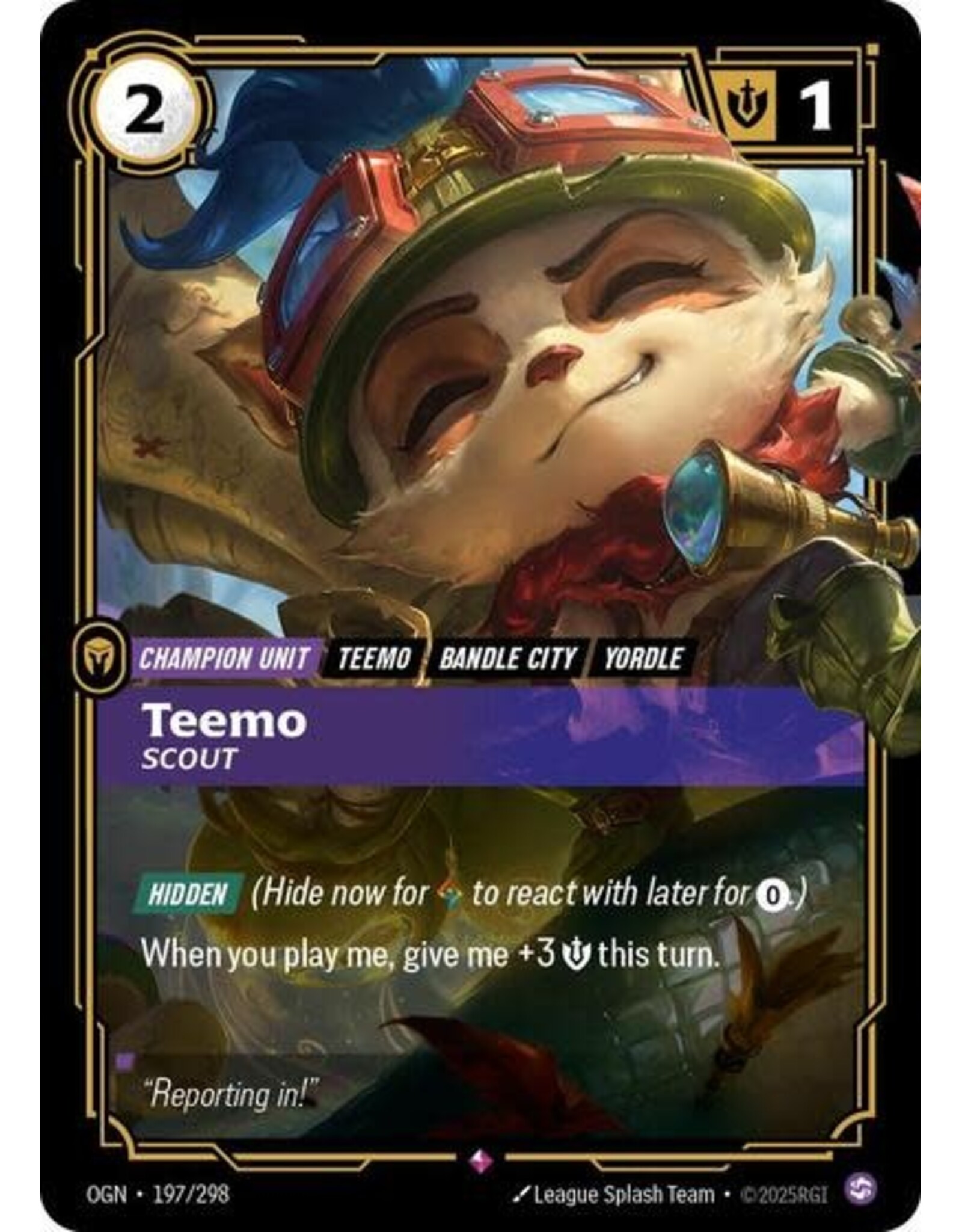 Teemo - Scout - 197/298 (Foil, Rare)