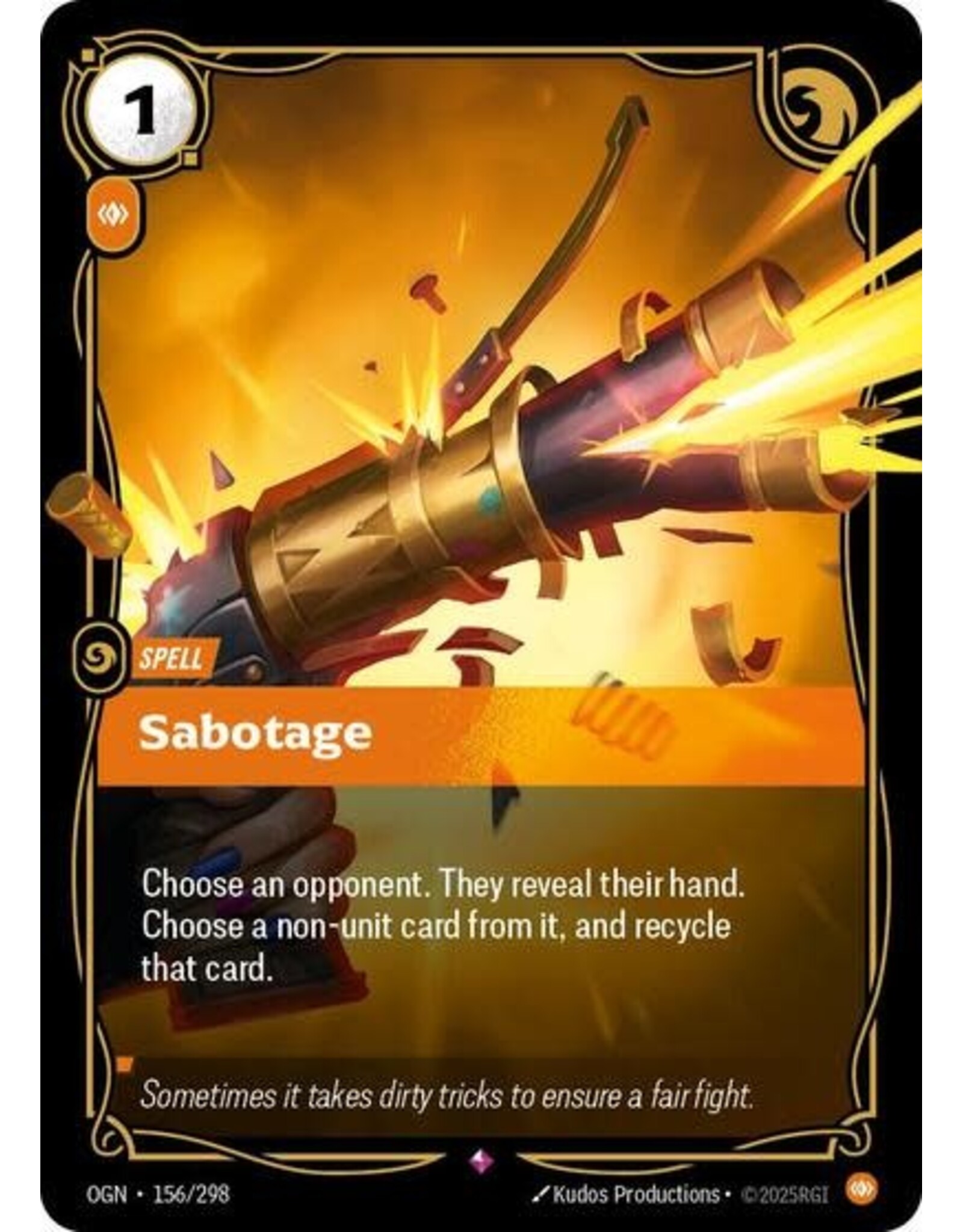 Sabotage - 156/298 (Foil, Rare)