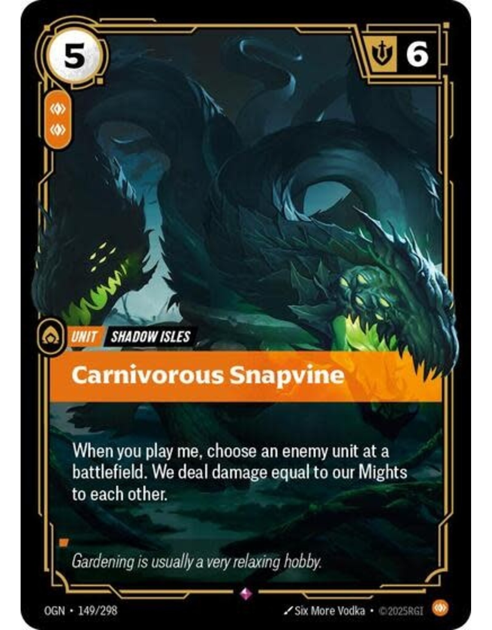 Carnivorous Snapvine - 149/298 (Foil, Rare)