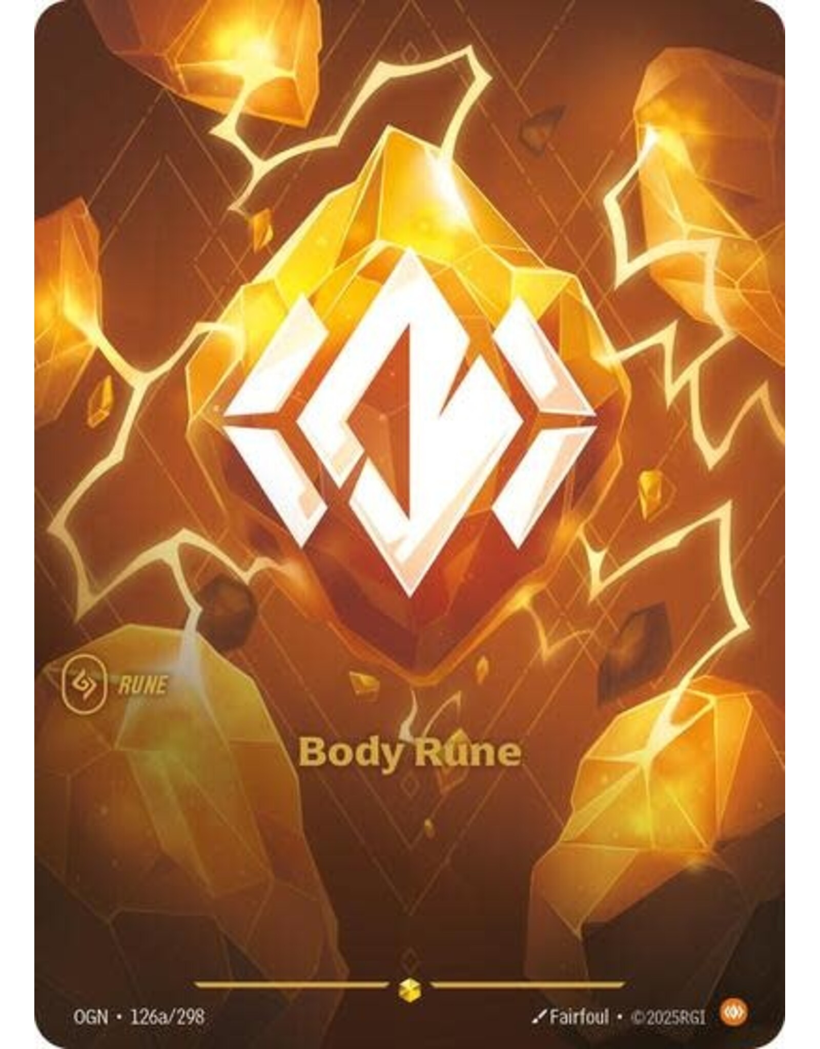 Body Rune (Alternate Art) - 126a/298 (Foil, Showcase)