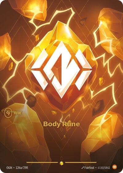 Body Rune (Alternate Art) - 126a/298 (Foil, Showcase)