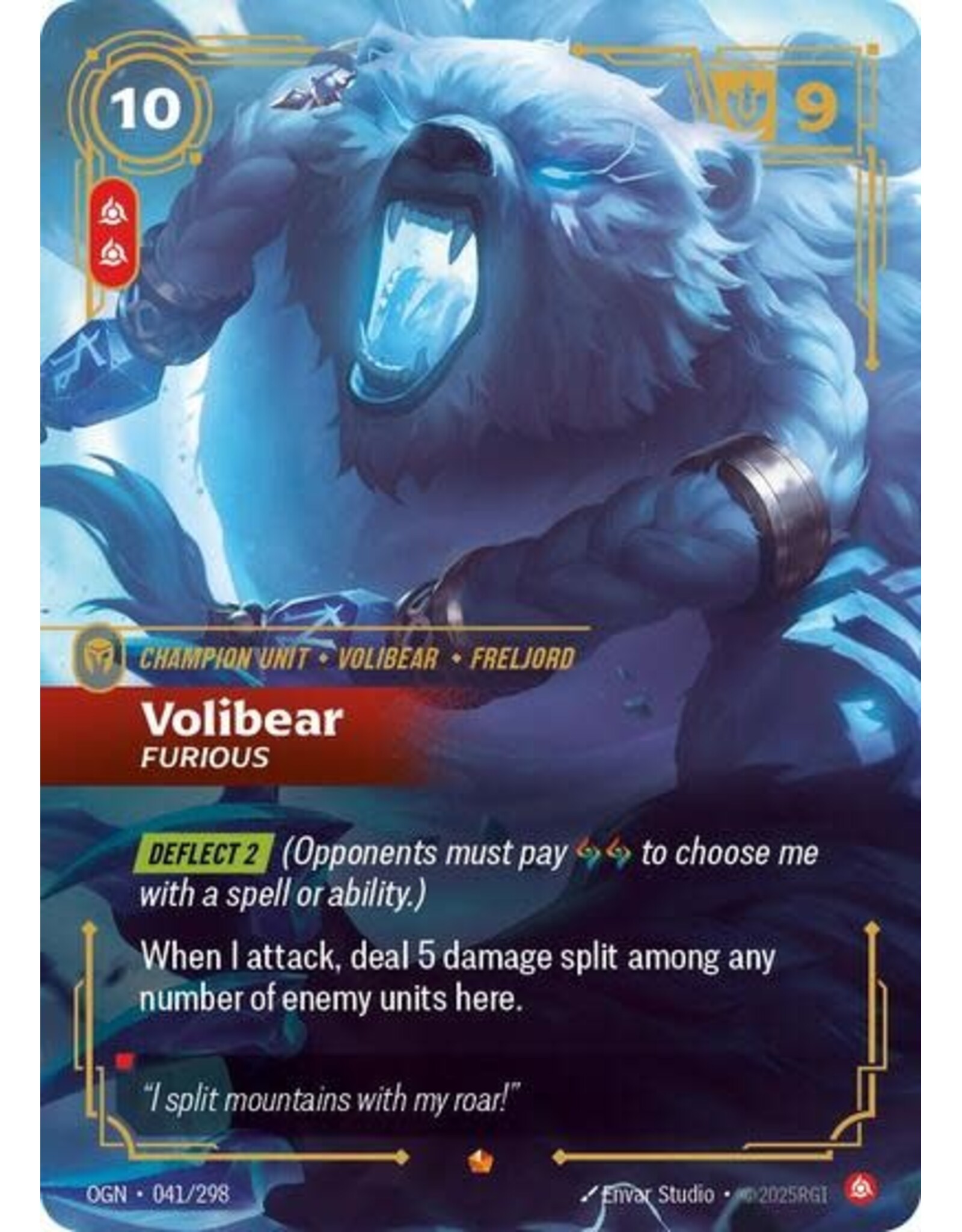 Volibear - Furious - 041/298 (Foil, Epic)