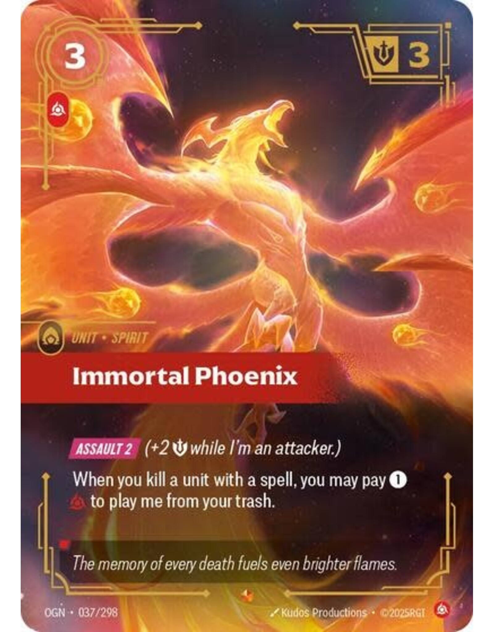 Immortal Phoenix - 037/298 (Foil, Epic)