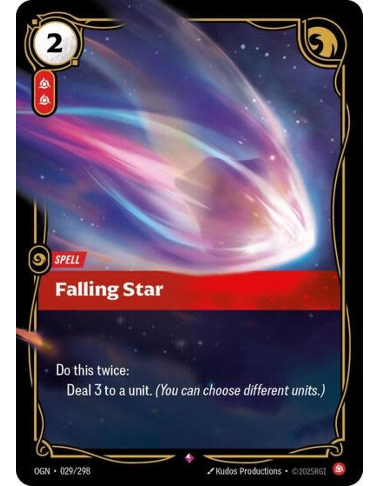 Falling Star - 029/298 (Foil, Rare)