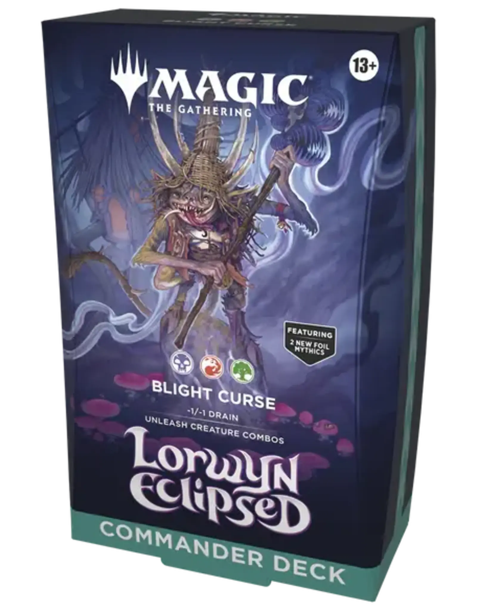 Wizards of the Coast Magic: The Gathering - Lorwyn Eclipsed Blight Curse Commander Deck