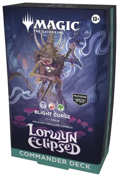Wizards of the Coast Magic: The Gathering - Lorwyn Eclipsed Blight Curse Commander Deck