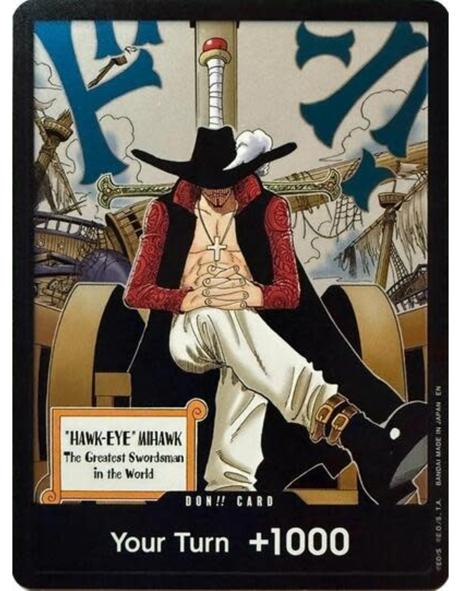 DON!! Card (Dracule Mihawk) (Foil, DON!!) (OP14)