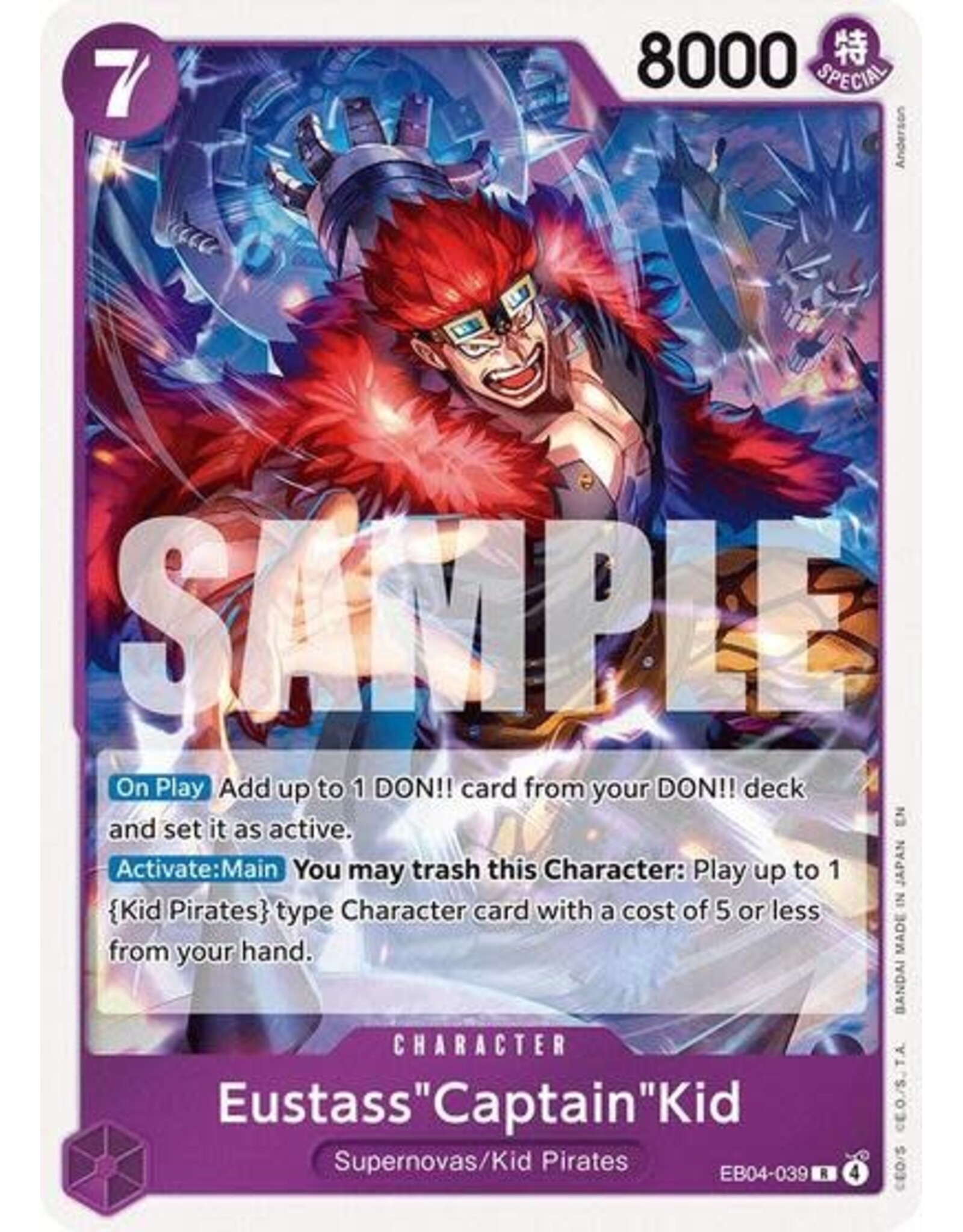 Eustass"Captain"Kid - EB04-039 (Foil, R)