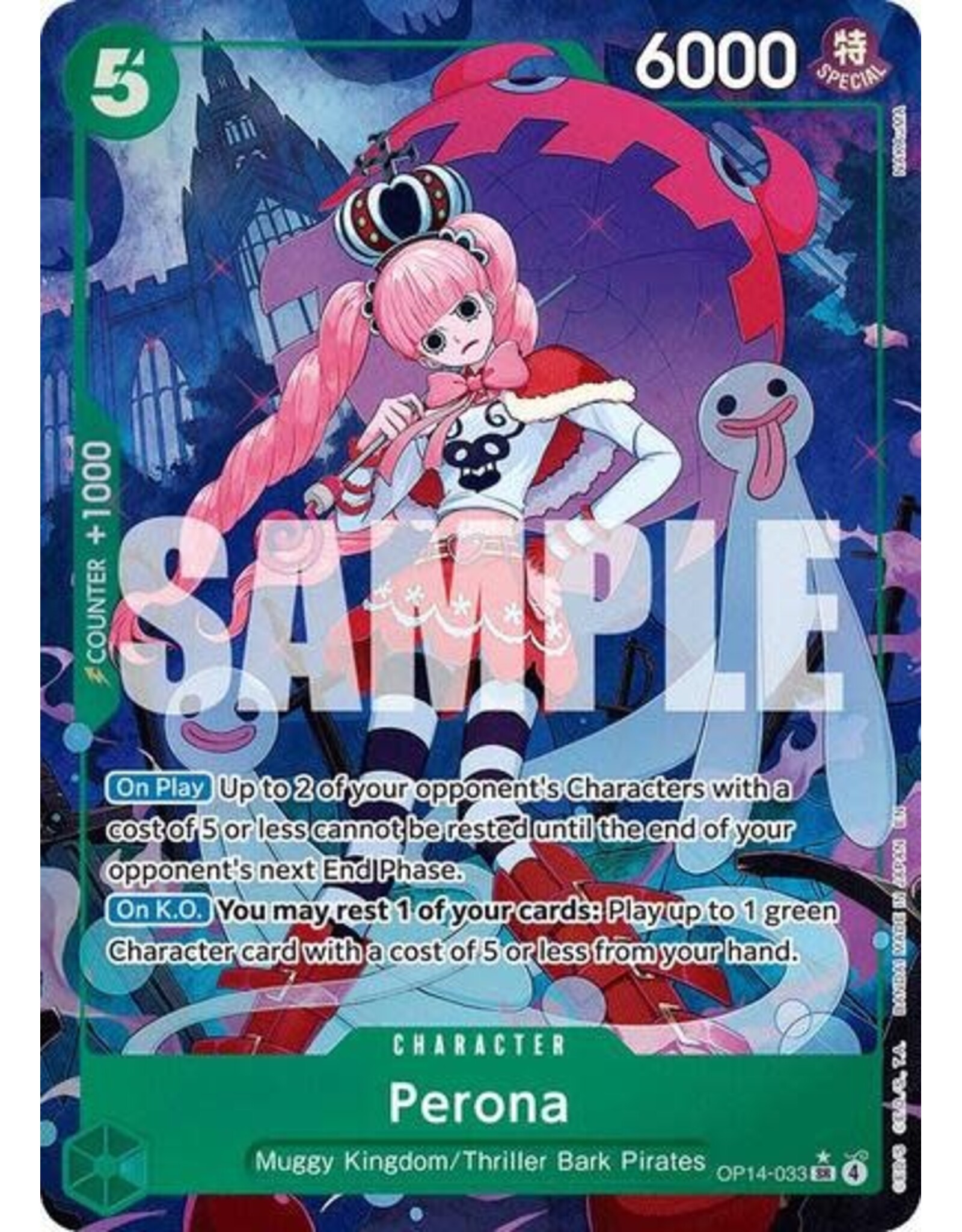 Perona - OP14-033 (Alternate Art) (Foil, SR)