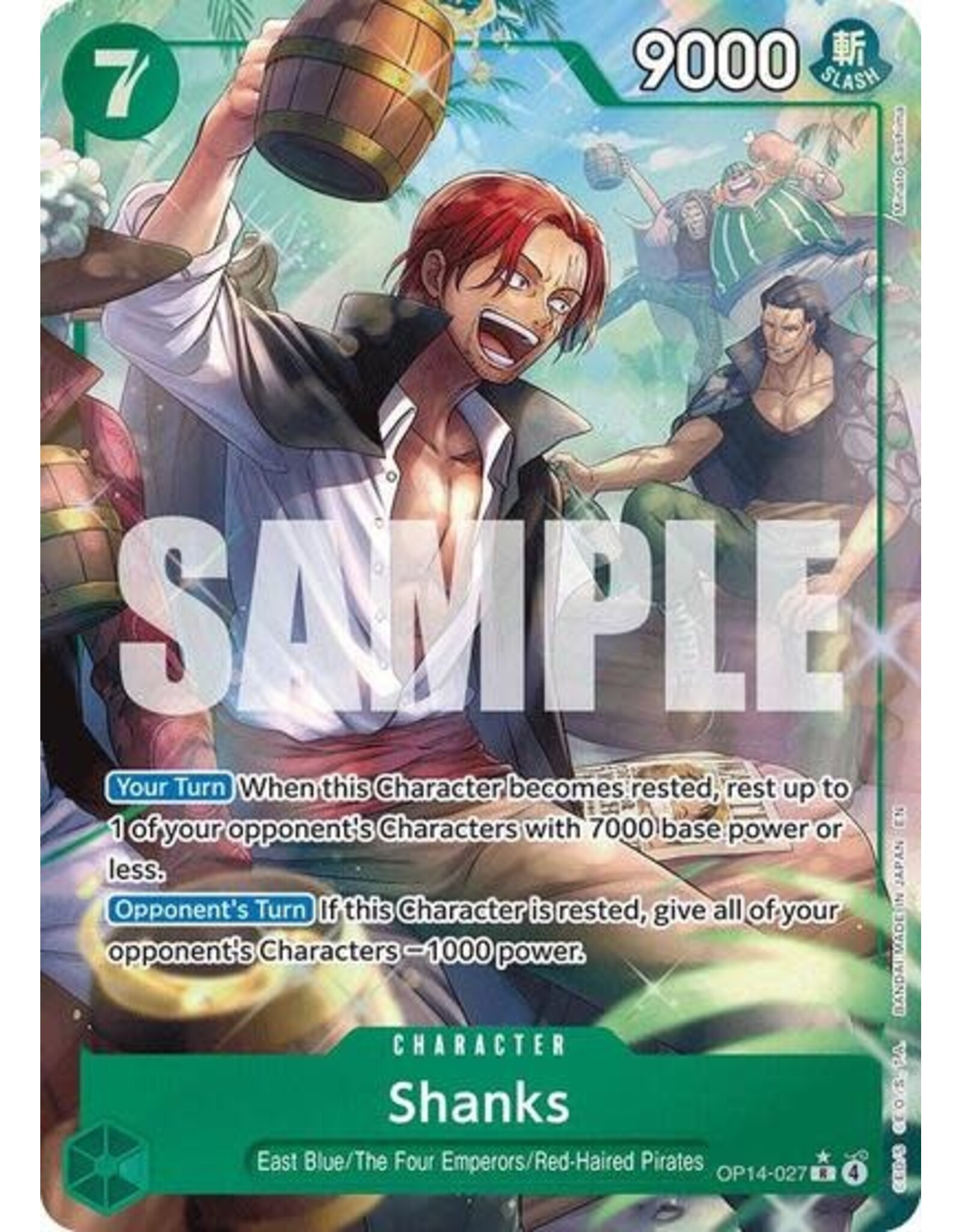 Shanks (Alternate Art) - OP14-027 (Foil, R)