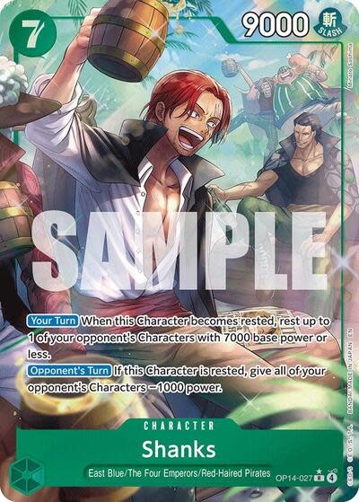 Shanks (Alternate Art) - OP14-027 (Foil, R)