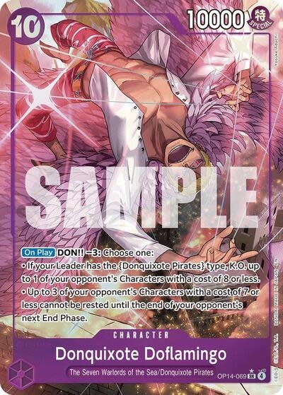 Donquixote Doflamingo - OP14-069 (Alternate Art) (Foil, SR)