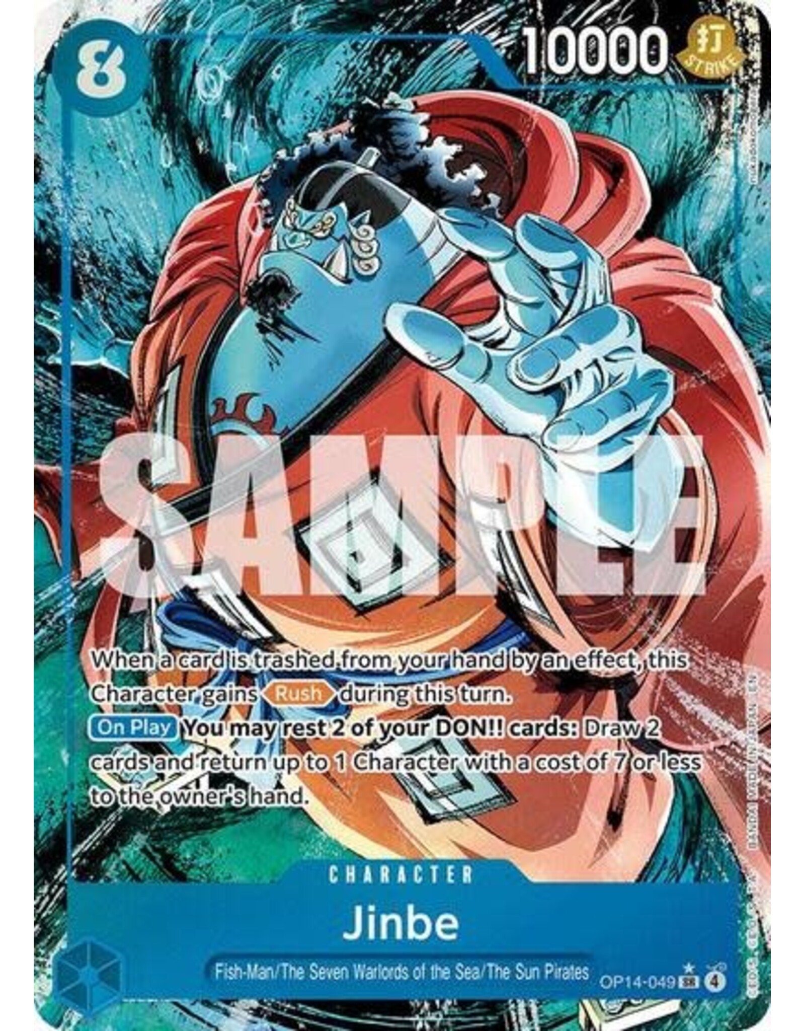 Jinbe - OP14-049 (Alternate Art) (Foil, SR)