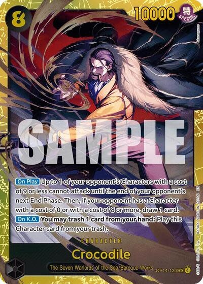 Crocodile - OP14-120 (Foil, SEC)