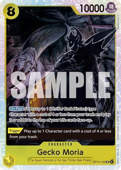 Gecko Moria - OP14-104 (Foil, SR)