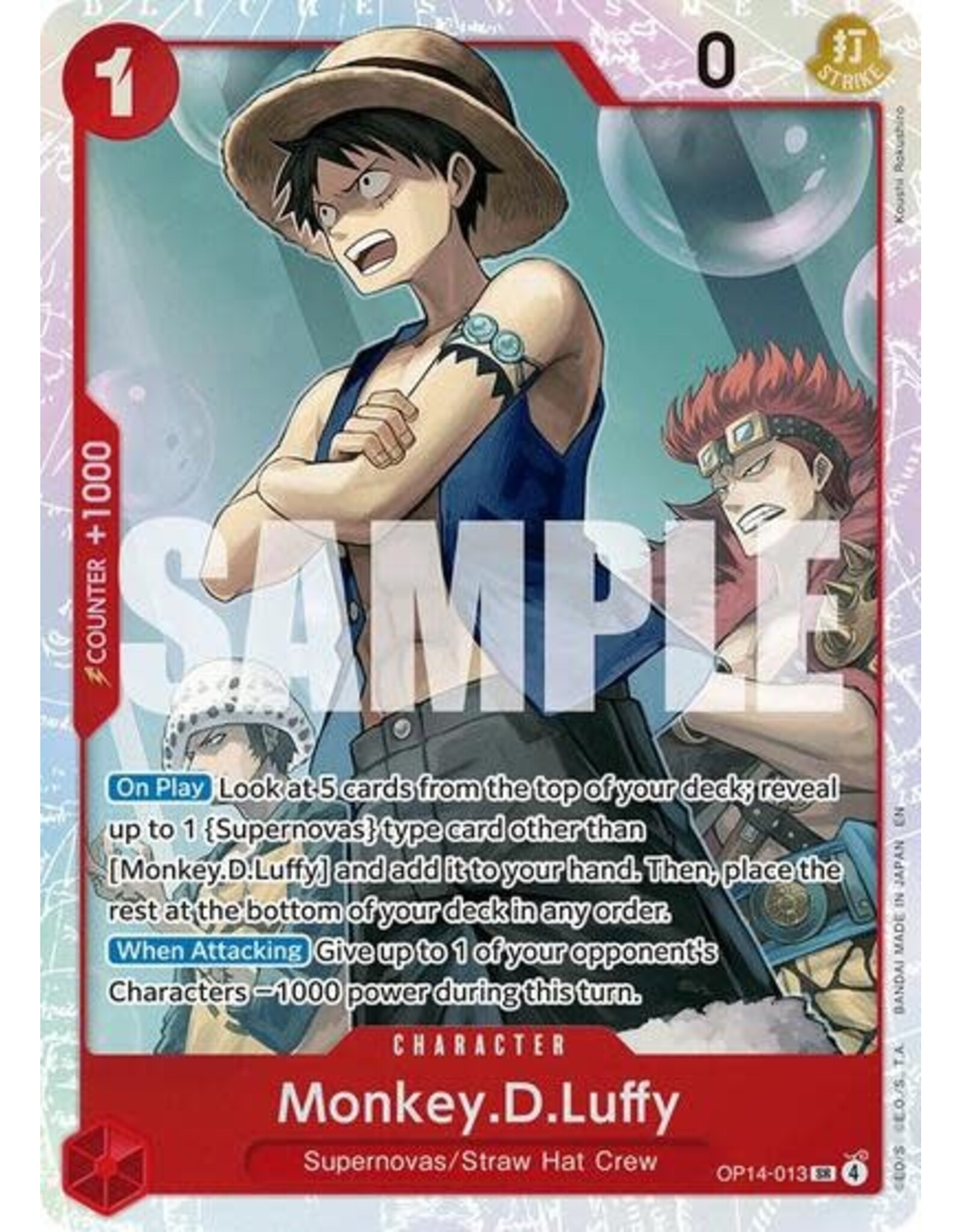 Monkey.D.Luffy - OP14-013 (Foil, SR)