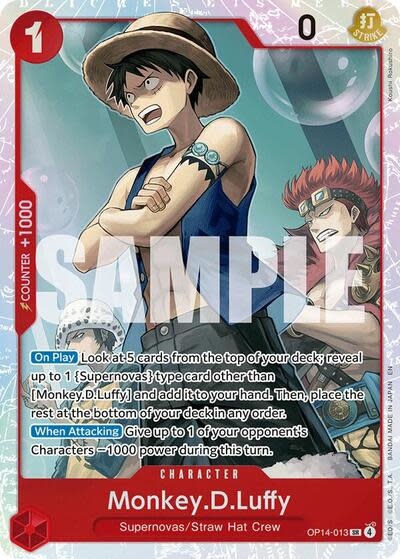 Monkey.D.Luffy - OP14-013 (Foil, SR)