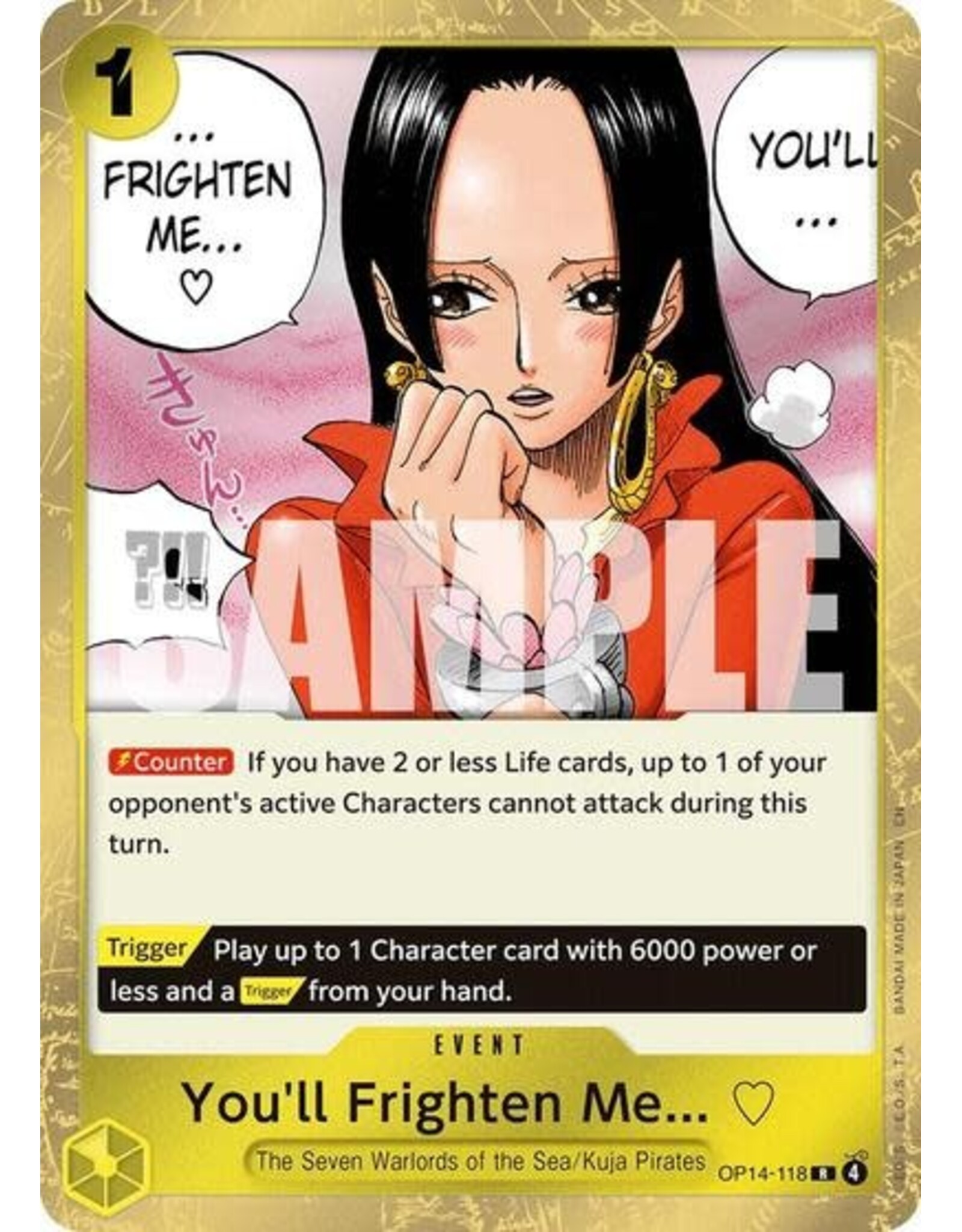 You'll Frighten Me... - OP14-118 (Foil, R)