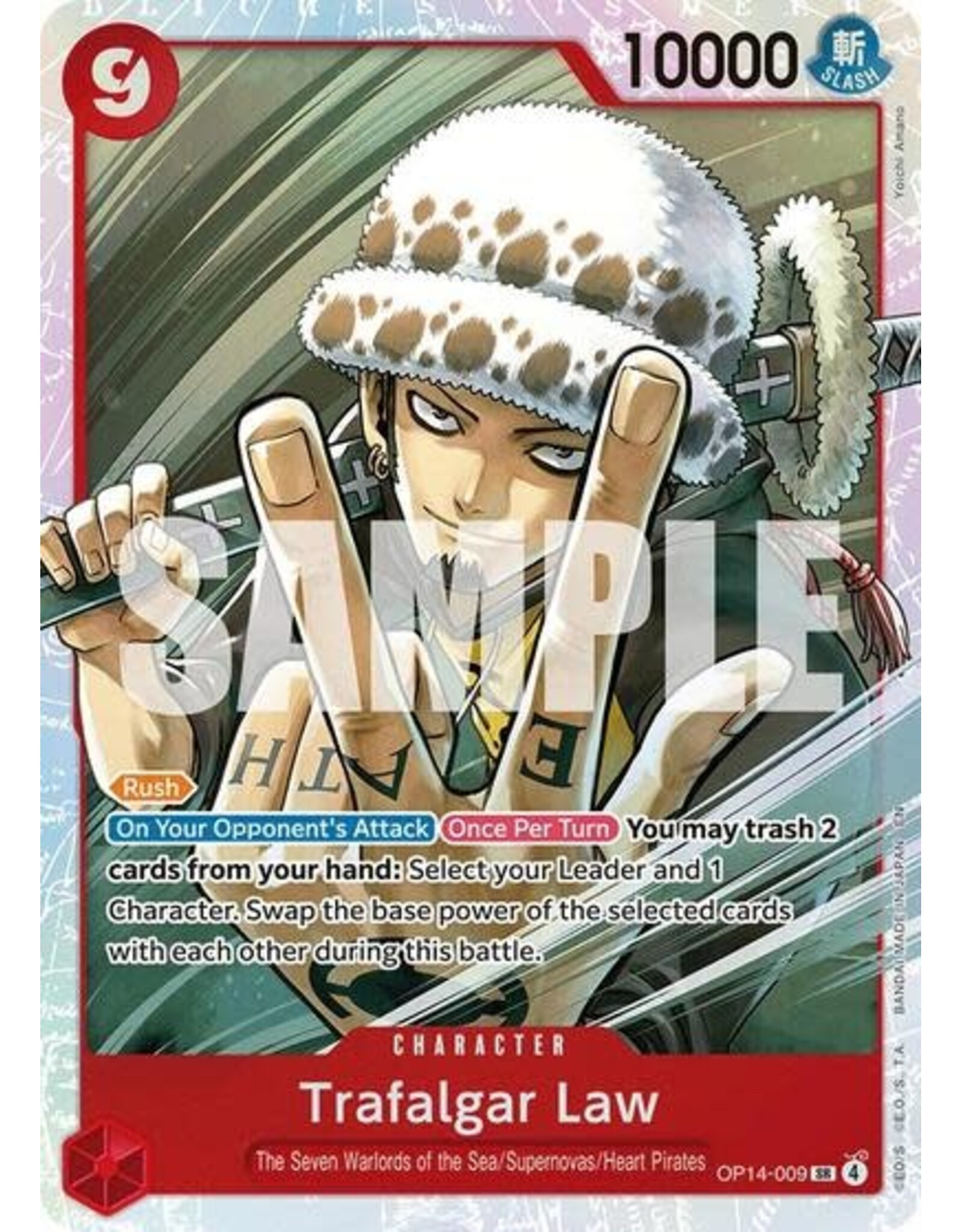 Trafalgar Law - OP14-009 (Foil, SR)