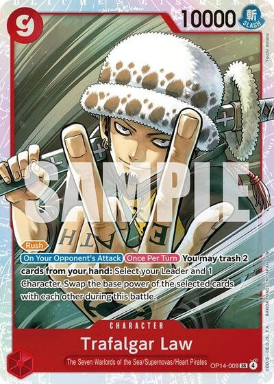 Trafalgar Law - OP14-009 (Foil, SR)