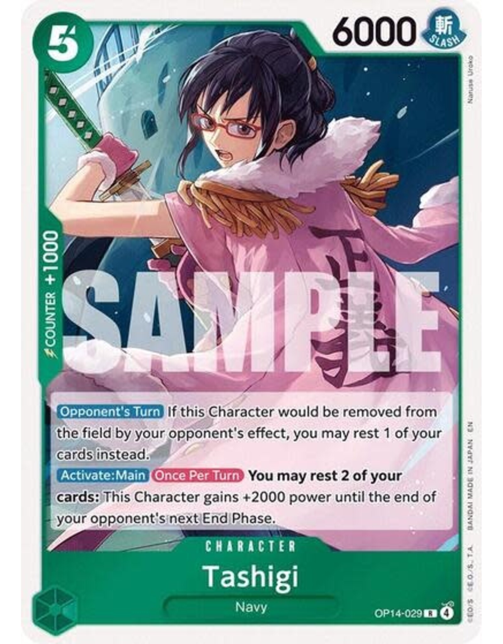 Tashigi - OP14-029 (Foil, R)