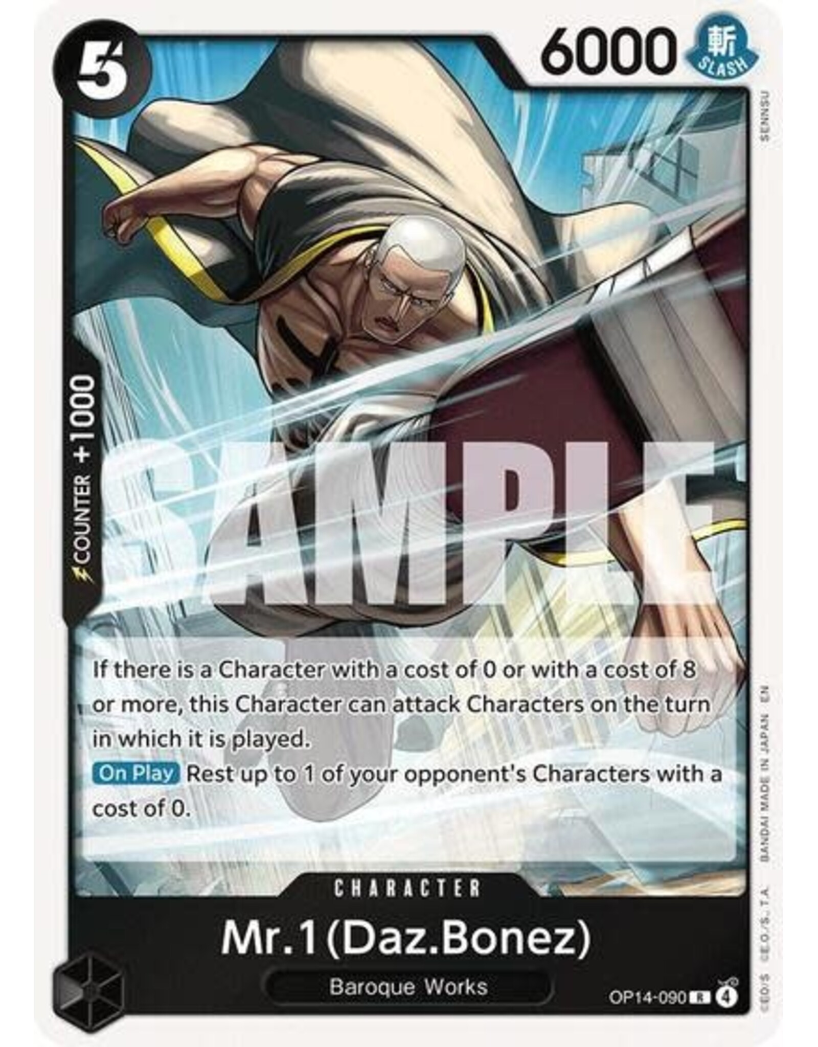 Mr.1(Daz.Bonez) - OP14-090 (Foil, R)