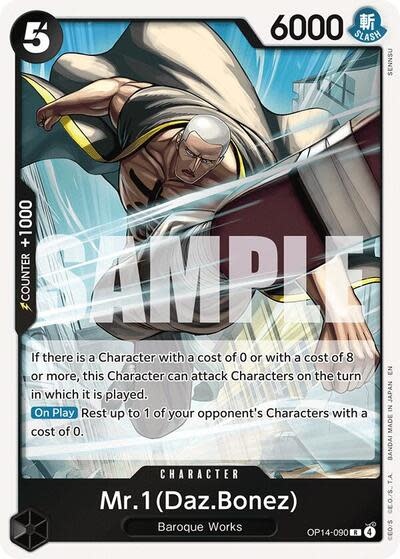 Mr.1(Daz.Bonez) - OP14-090 (Foil, R)