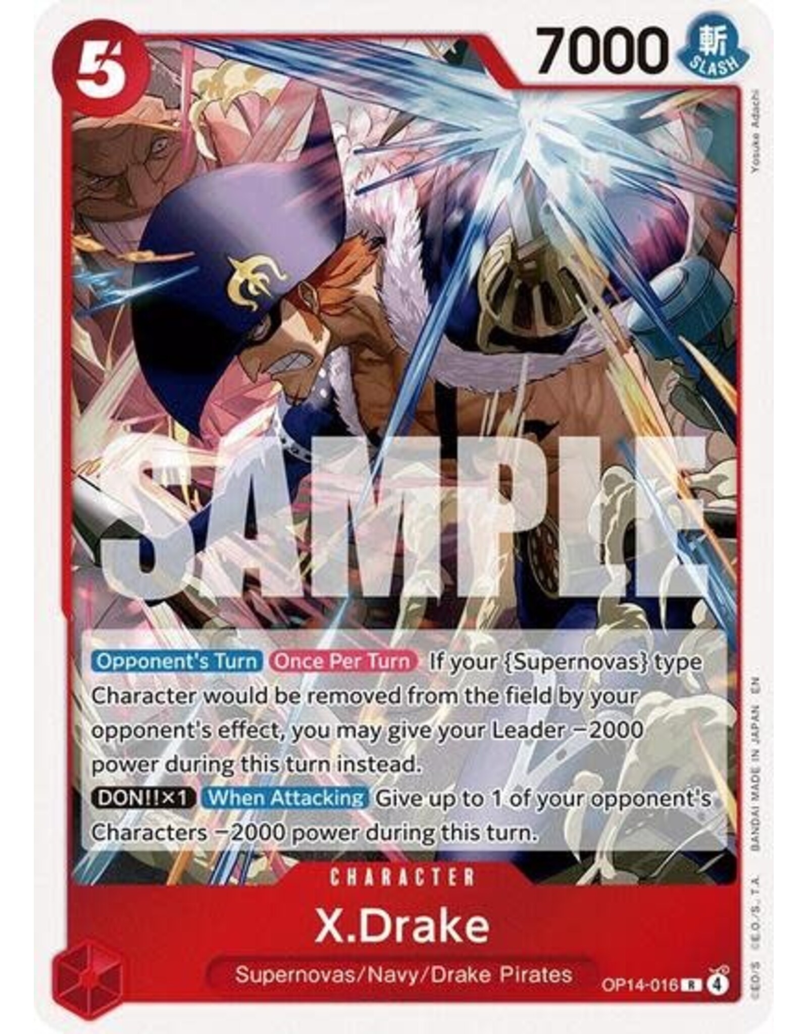 X.Drake - OP14-016 (Foil, R)