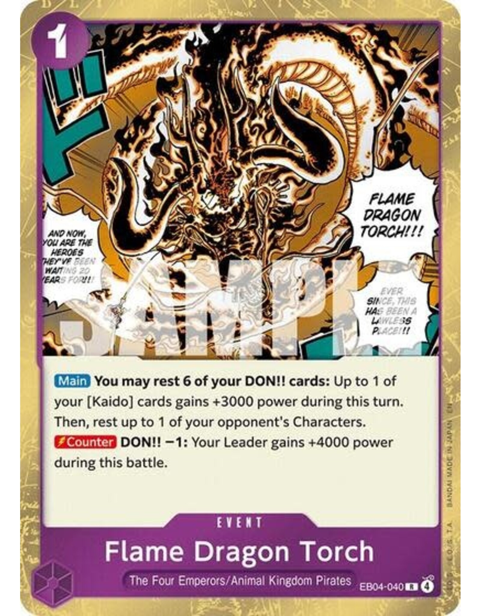 Flame Dragon Torch - EB04-040 (Foil, R)