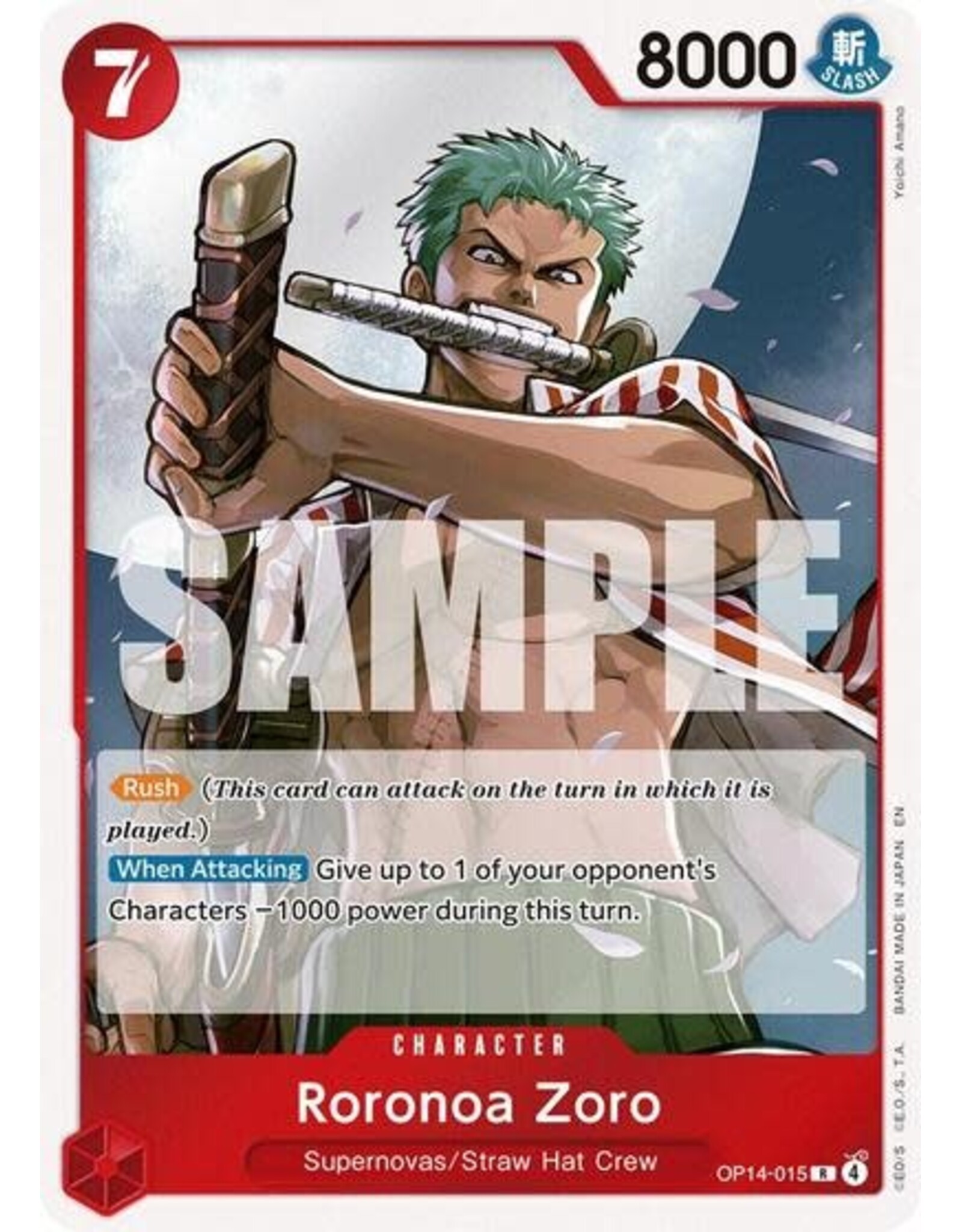 Roronoa Zoro - OP14-015 (Foil, R)