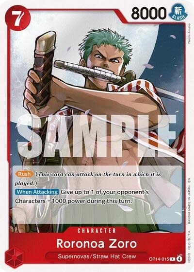 Roronoa Zoro - OP14-015 (Foil, R)