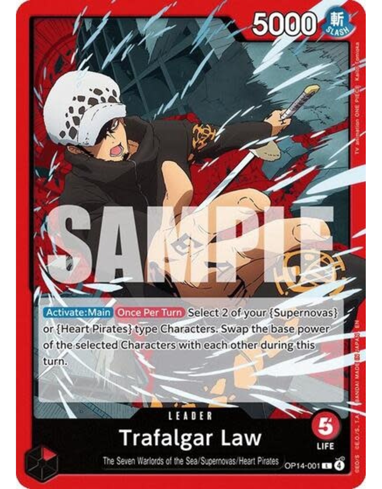 Trafalgar Law - OP14-001 (Normal, L)