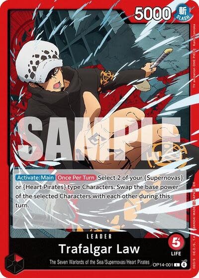 Trafalgar Law - OP14-001 (Normal, L)