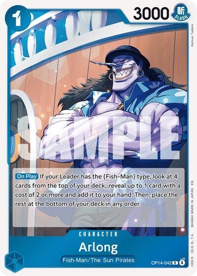 Arlong - OP14-042 (Foil, R)