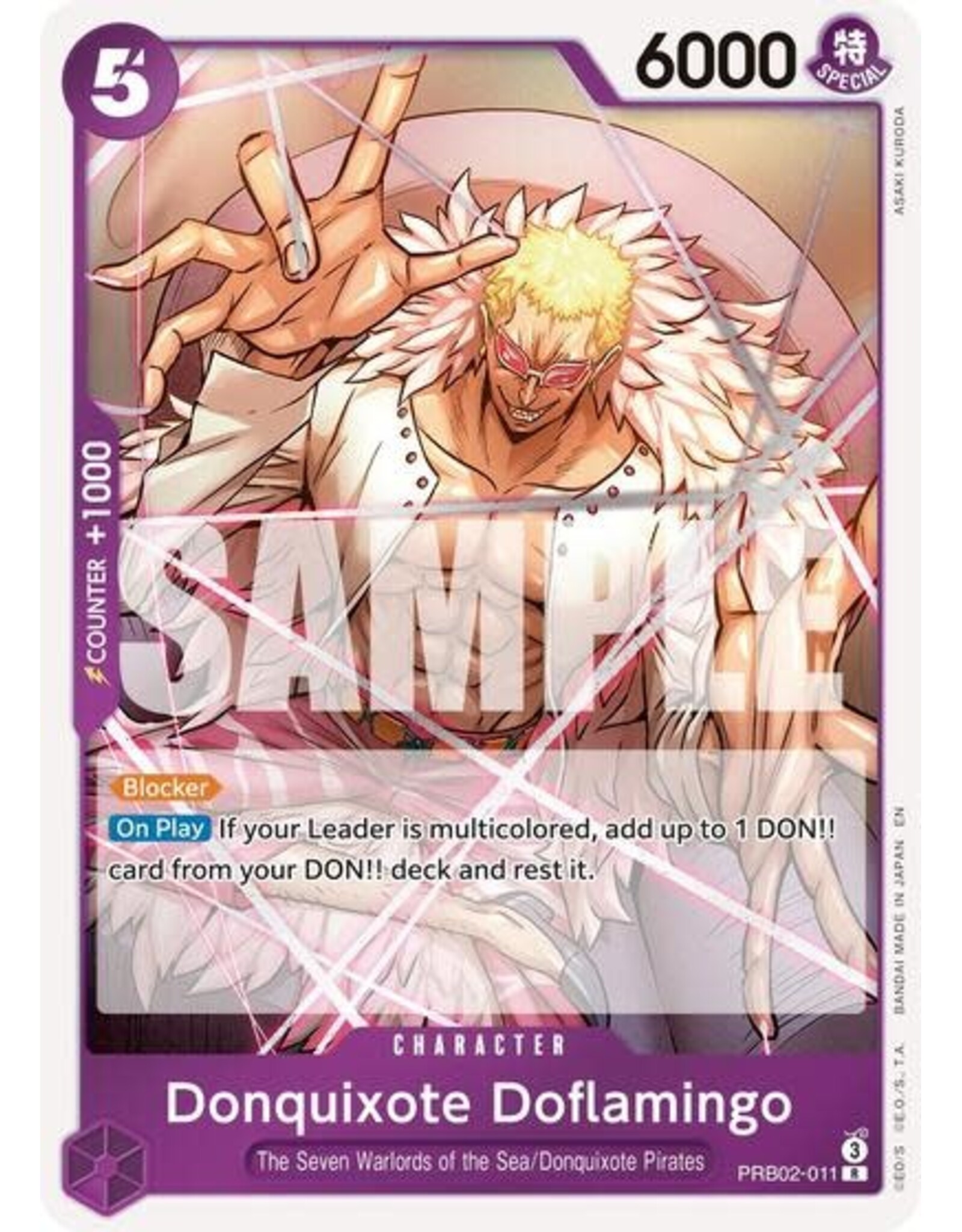 Donquixote Doflamingo - PRB02-011 (Foil, R)
