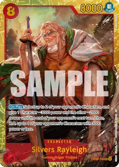 Silvers Rayleigh - OP08-118 (Reprint) (Foil, SEC)