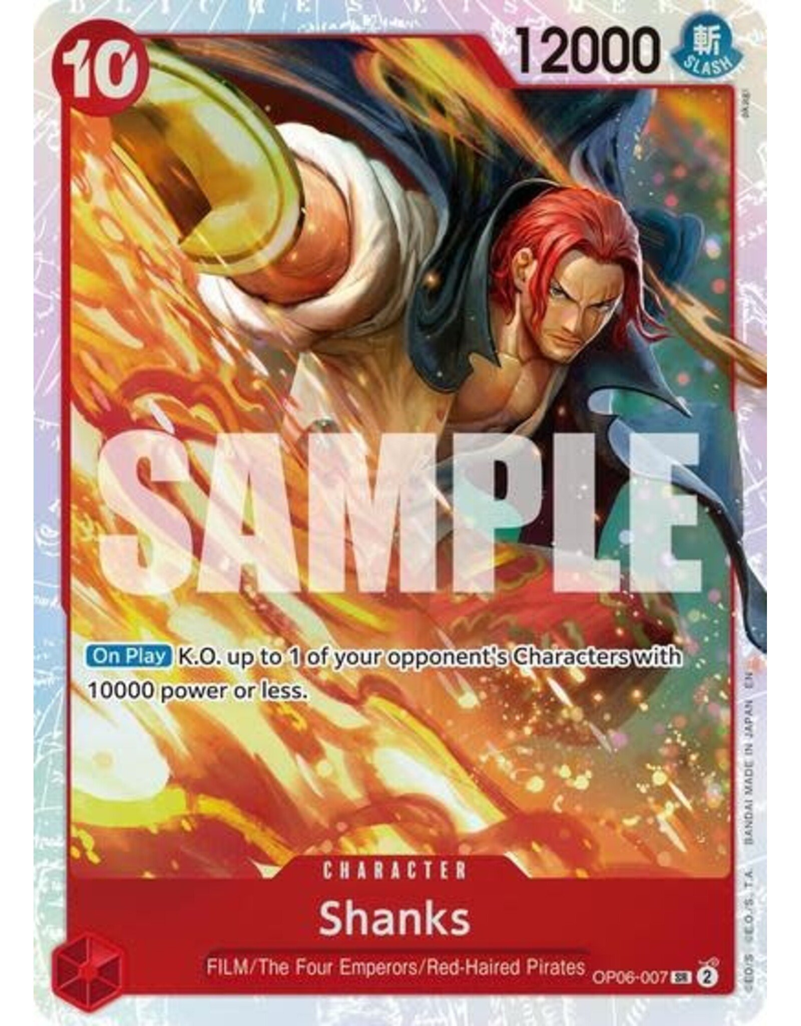 Shanks (Reprint) - OP06-007 (Foil, SR)