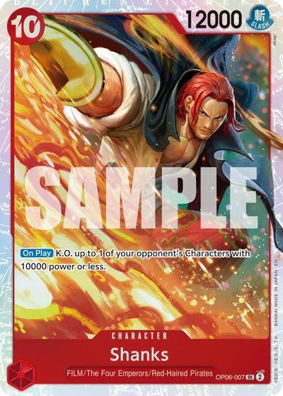 Shanks (Reprint) - OP06-007 (Foil, SR)