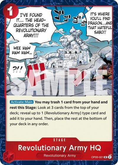 Revolutionary Army HQ (Pirate Foil) - OP05-021 (Foil, UC)