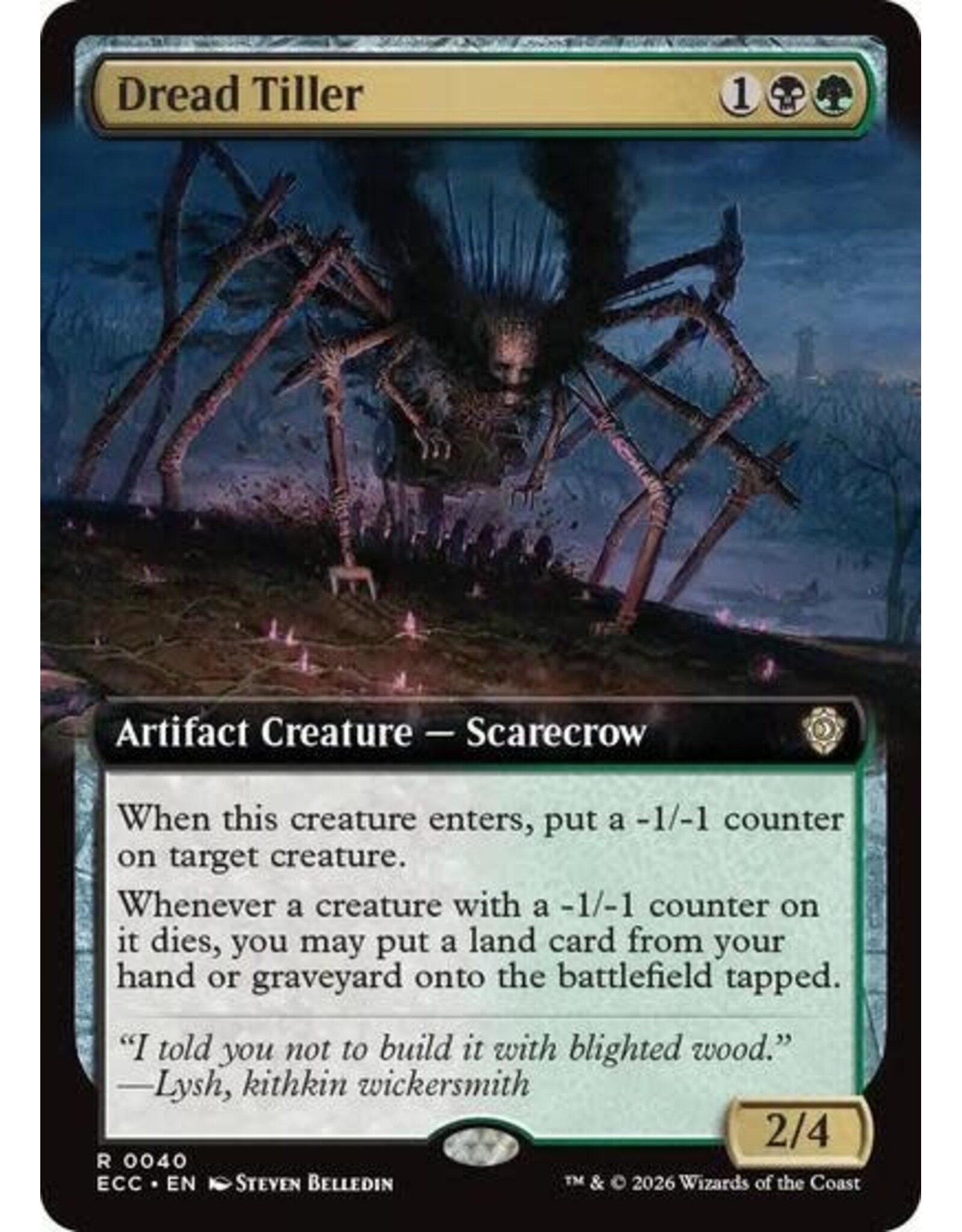 Dread Tiller (Extended Art) - 40 (Normal, R)