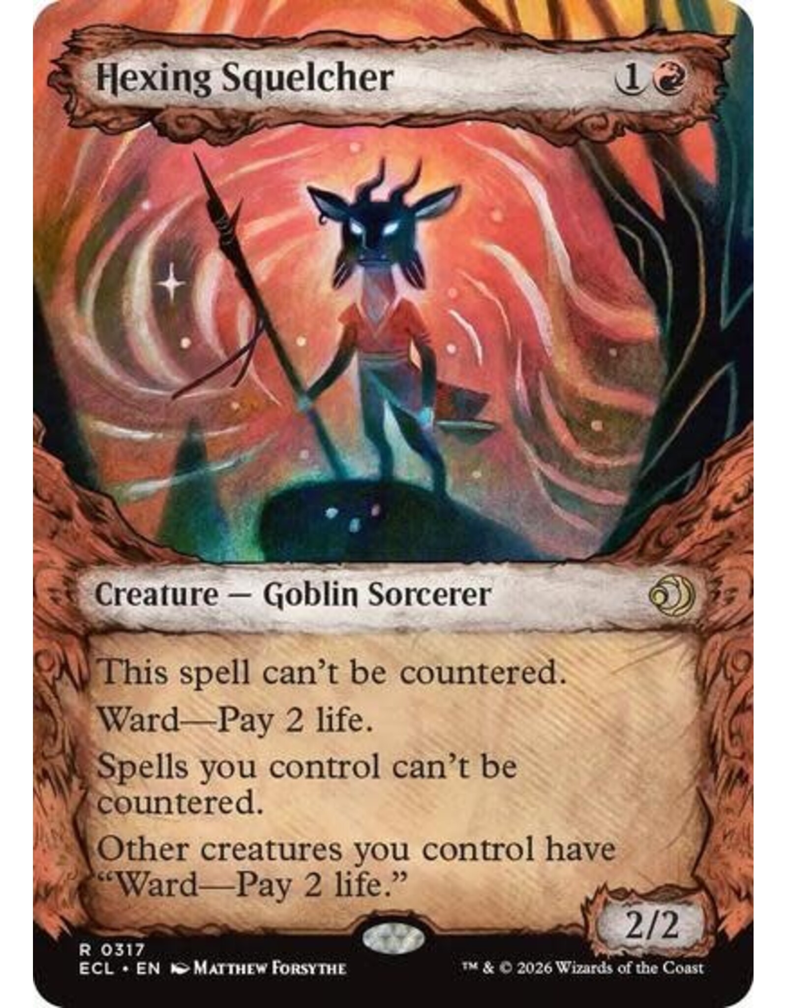 Hexing Squelcher (Showcase) - 317 (Foil, R)