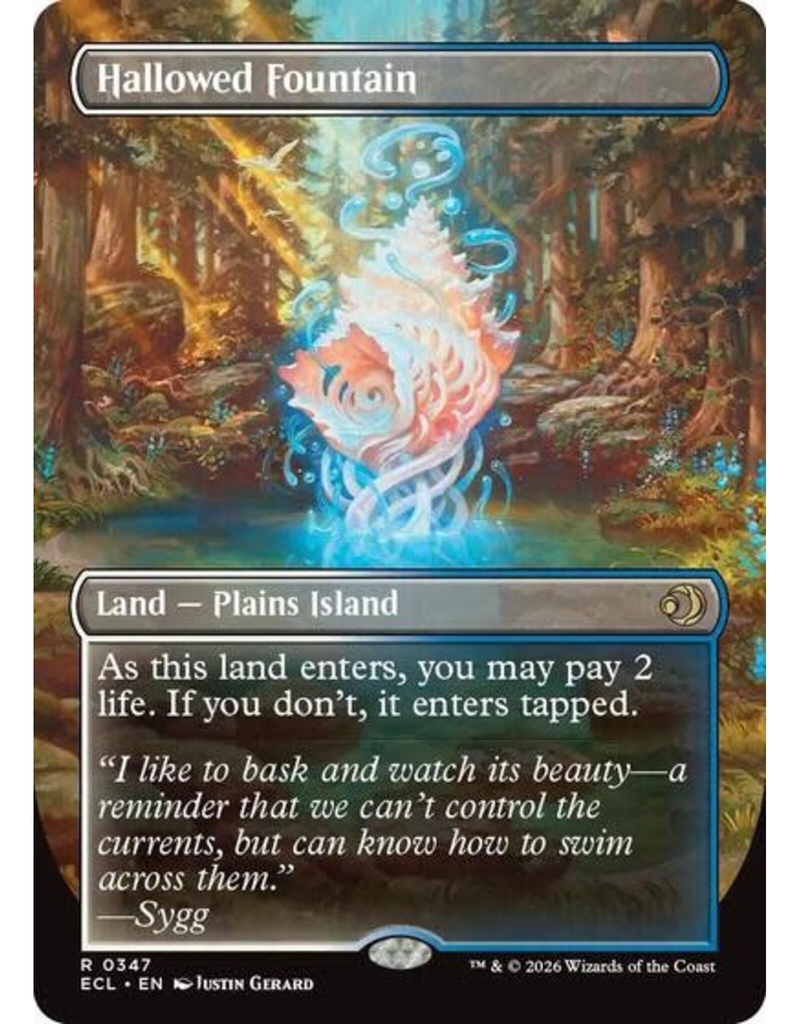 Hallowed Fountain (Borderless) - 347 (Foil, R)