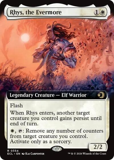 Rhys, the Evermore (Extended Art) - 354 (Normal, R)