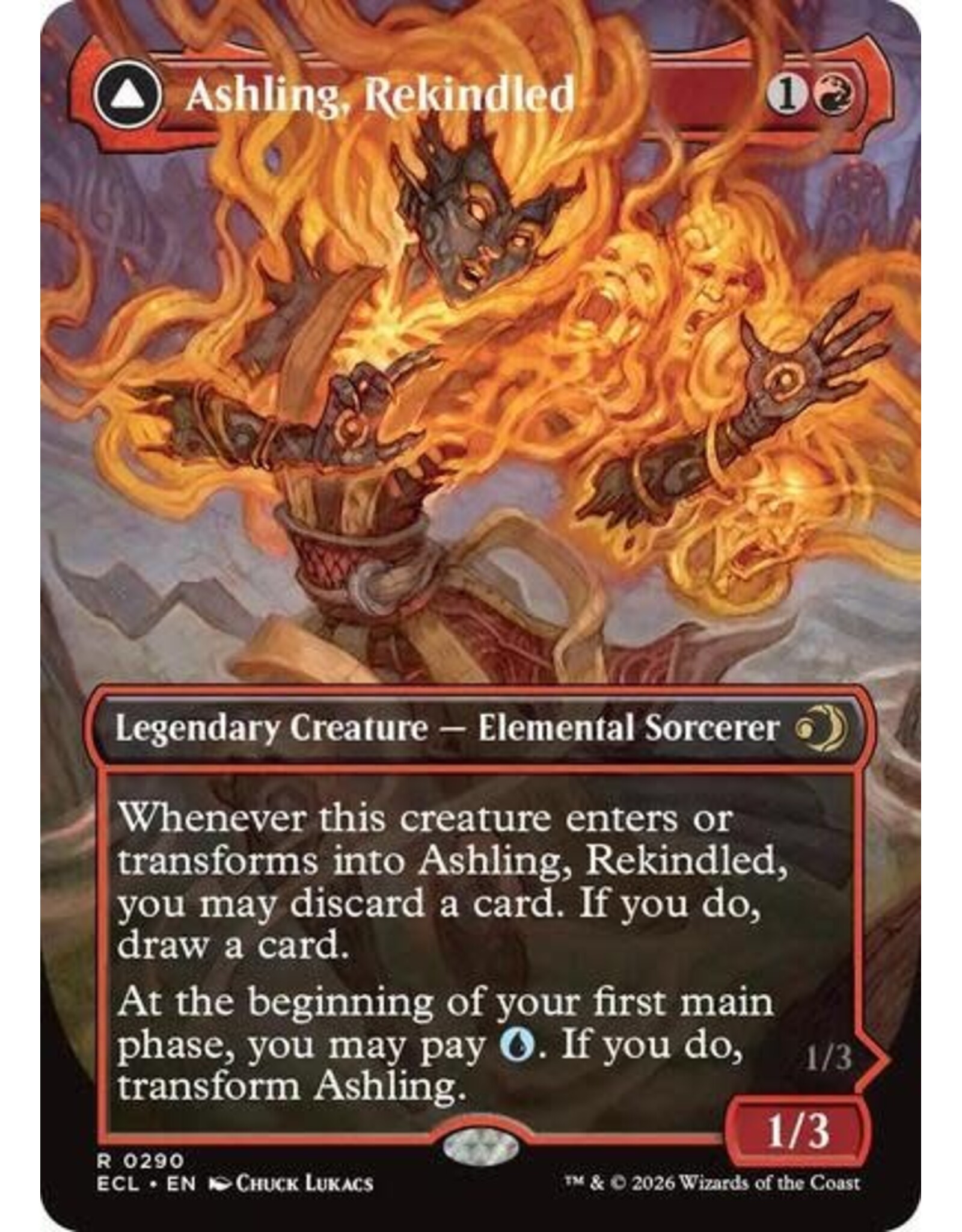Ashling, Rekindled (Borderless) - 290 (Normal, R)