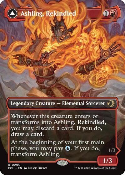 Ashling, Rekindled (Borderless) - 290 (Normal, R)