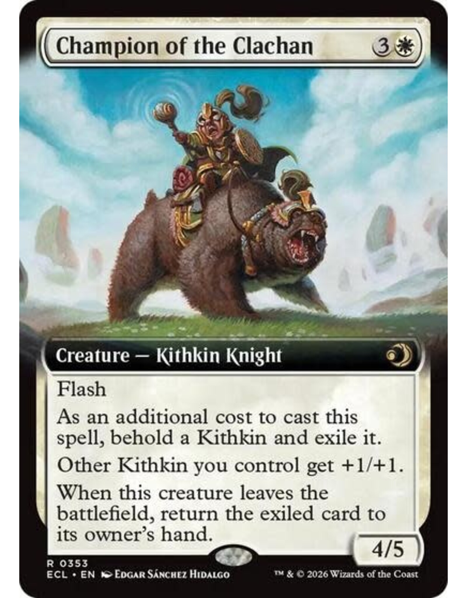 Champion of the Clachan (Extended Art) - 353 (Normal, R)