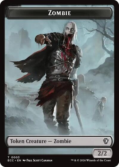 Zombie // Snake Double-Sided Token - 3 // 8 (Foil, T)